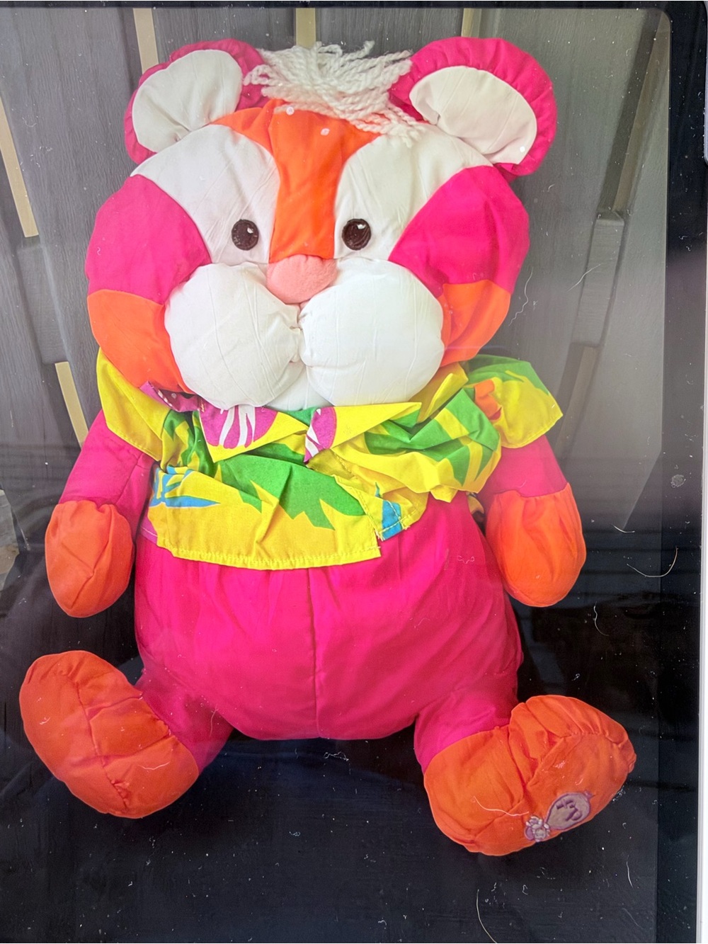 Fisher Price Puffalumps doll. Vintage 1987 8057 Tiger Wild thing